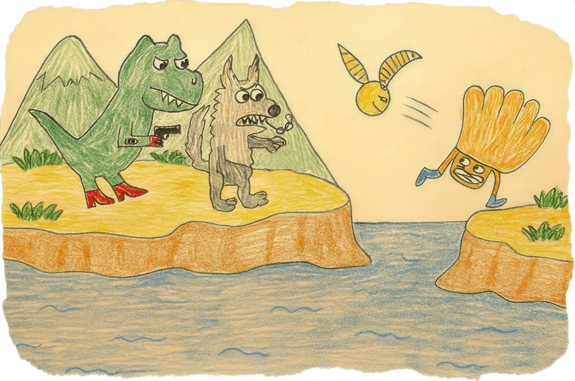 Scene from the Sneaky Islands